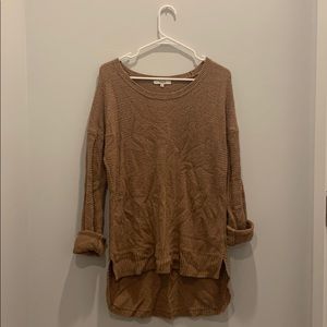 Brown Madewell Scoop neck Sweater